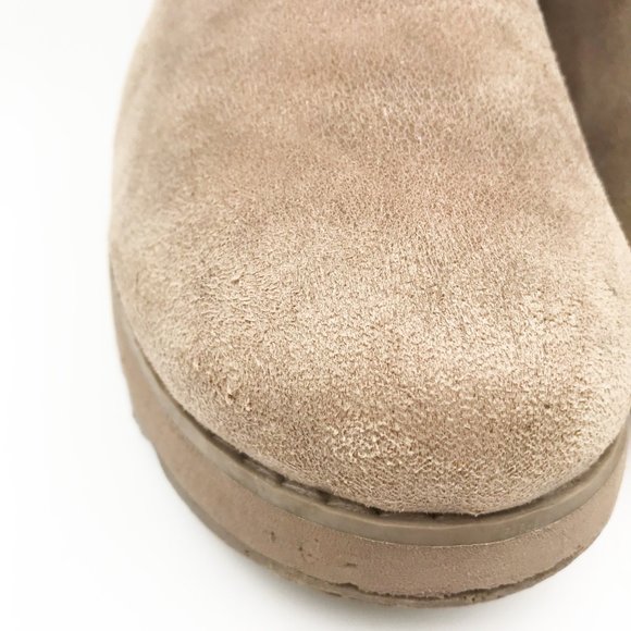 SKECHERS Keepsakes 2.0 Upland Natural Suede Fur Lined Winter Boots Womens 11 - Picture 7 of 14